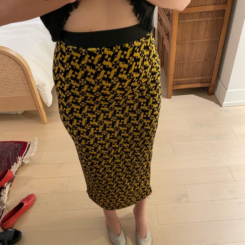 Rachel Comey velvet pencil skirt